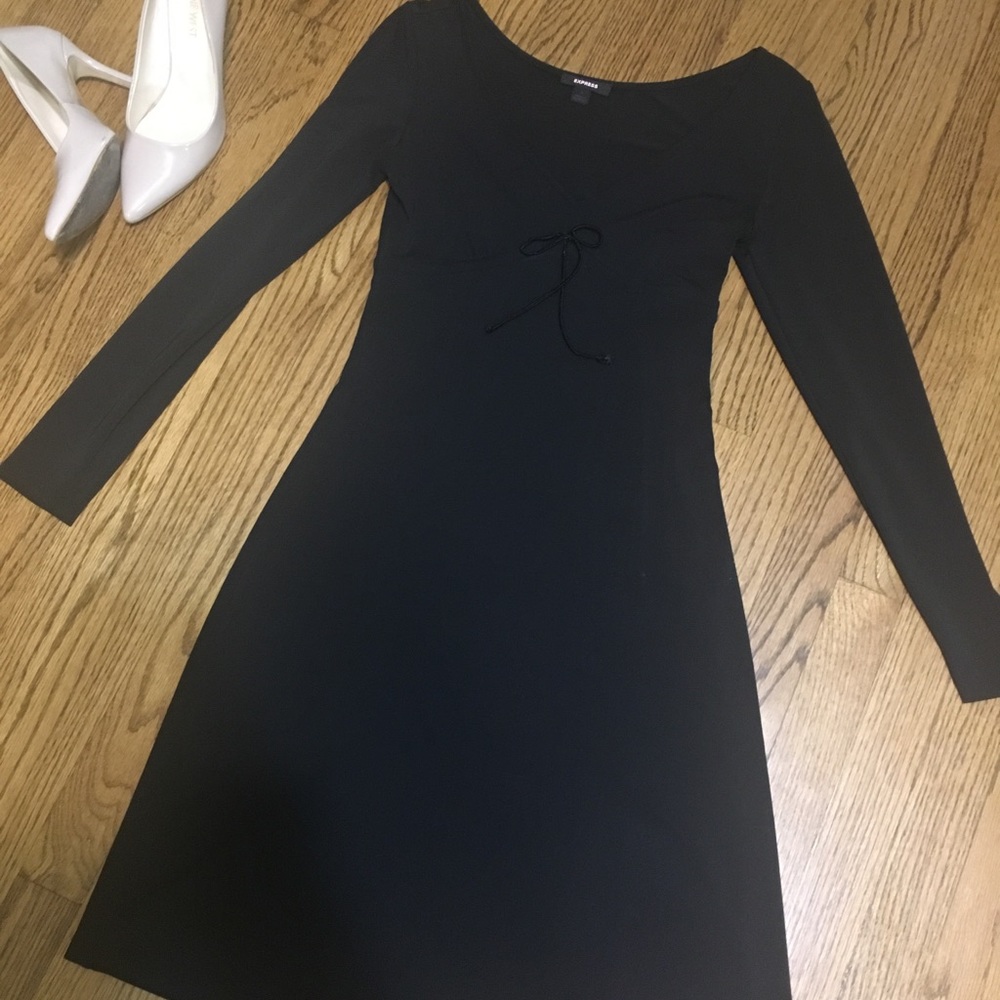 Express long sleeve black dress - Picture 2 of 7